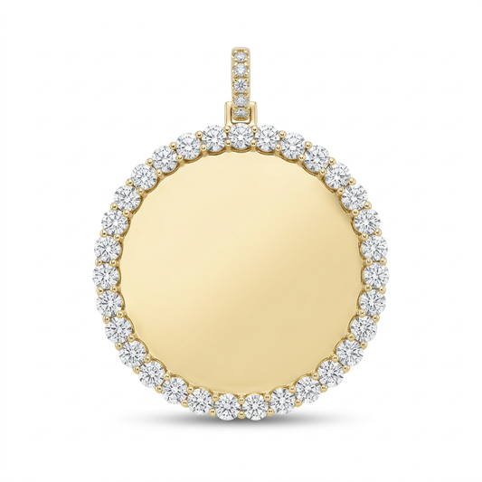 Round memory charm product image